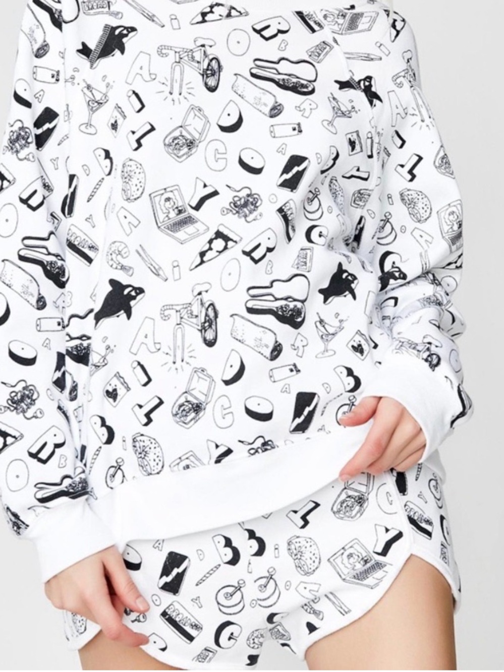 Broad City Mike Perry Doodles shorts